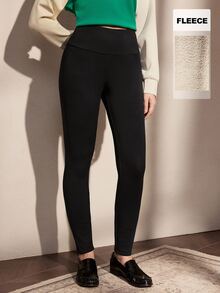 Nima Coro Damleggings i enfärgad design med hög midja och hög stretch - Svart - Visa 1