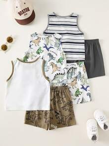 3PCS Young Boys Tanks - Multicolor - View 2