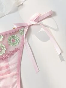 PetitDoll 1pc Fashion Lace Women's Thong - Pink - View 4