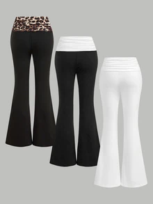 Girlism 3PCS Teen Girls Pants - Multicolor - View 2