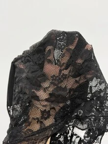 StreetHx Women's Street Lace Patchwork Camisole - Black - View 7