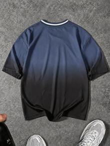 Gym Rark Men's Letter Print Short Sleeve Casual Fitness Sports T-Shirt - Multicolor - View 2