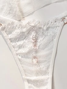 PetitDoll 1pc Women's Lace Thong - White - View 3