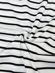 Napfluff 2PCS Women Sleep Bottoms - Black and White - View 4