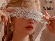 SpicyHot Lace Eye Mask Erotic Blindfold Goddess Forbidden Style Sexy Light-Blocking Eye Cover Ribbon For Couples Seduction Thin - Multicolor - View 6
