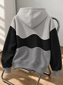 Daypath Men's Street Fashion Hoodie, Autumn/Winter Comfortable Pullover Hoodie, Men's Fashion Outfit - Multicolor - View 2