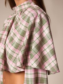 Athîral Women's Plaid Casual Versatile Daily Wear Top - Multicolor - View 6