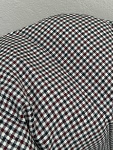 SHEIN EZwear 女款格紋長袖拉鍊休閒冬季夾克 - 咖啡棕 - 查看 7