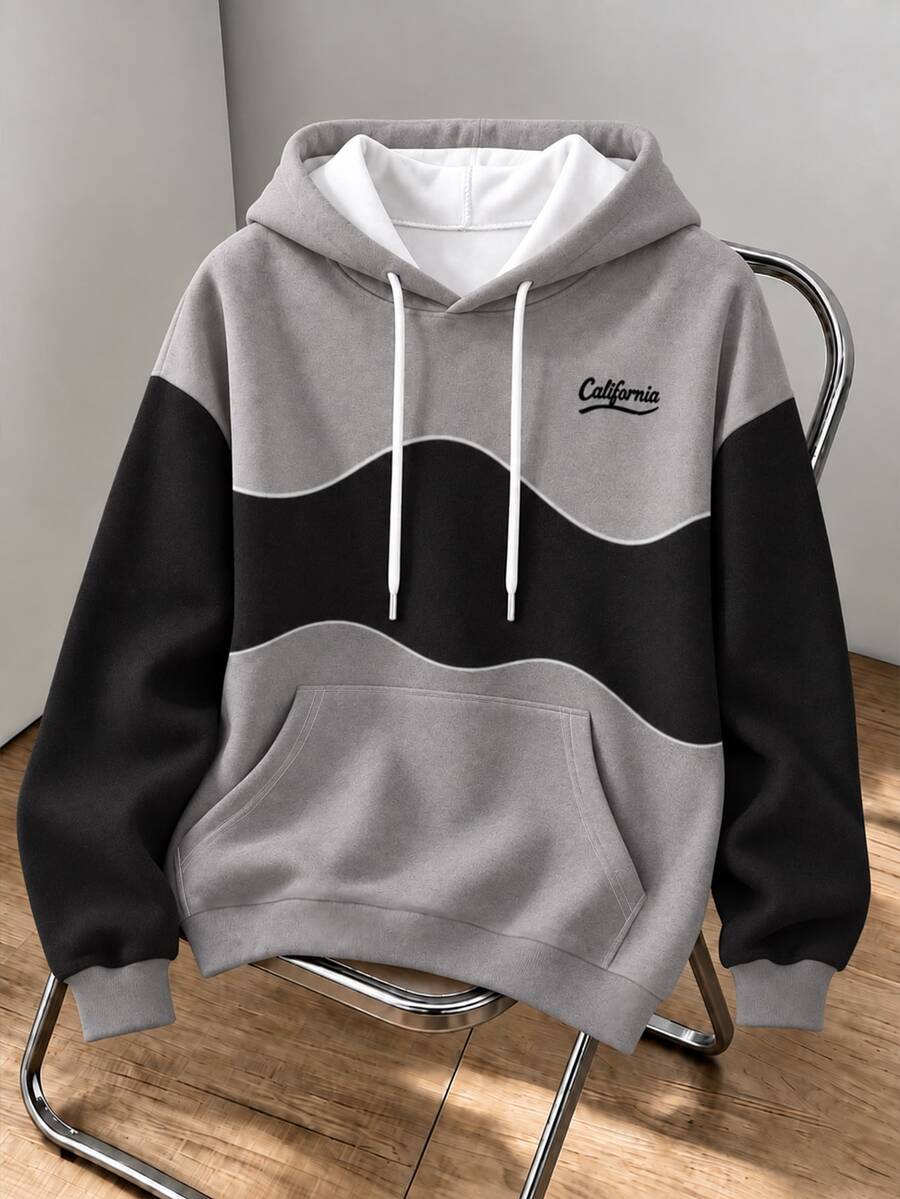 Daypath Men's Street Fashion Hoodie, Autumn/Winter Comfortable Pullover Hoodie, Men's Fashion Outfit - Multicolor - View 1