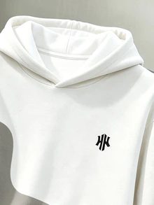 Daypath Men's Letter Pattern Colorblock Casual Everyday Hoodie - Grey - View 3