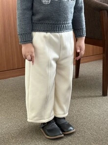 DAZY Celana Panjang Kasual Serbaguna untuk Aktivitas Sehari-hari Anak Perempuan Warna Polos - Khaki - View 3