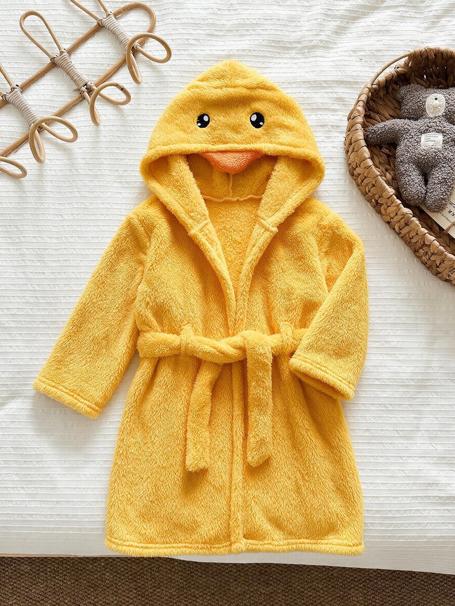 LMoss Kids 小男孩針織純色刺繡連帽休閒開襟衫居家服 - 彩色 - 查看 1