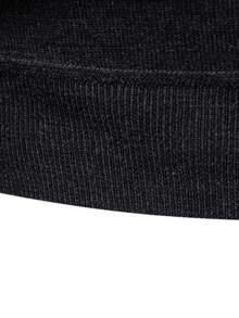 Manfinity Homme Men's 2 In 1 Knit Sweater, Patchwork Design, Autumn/Winter - Dark Grey - View 3