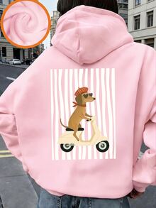 Tween Girl Tween Girl Tween Girl Casual Cartoon Print Autumn Sweatshirt - White - View 7