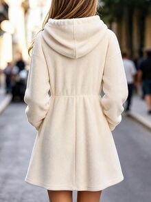 Balvessa Fall Clothes FOR WomenWomen Short Dresses - Apricot - View 2