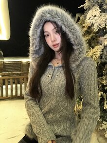 DAZY Women's Long Sleeve Korean Style Autumn/Winter Sweater - Grey - View 10