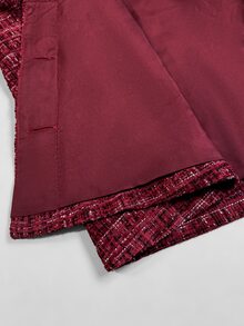 Yalmera 2026新款秋冬高端優雅百搭女款單排扣夾克 - 紅色 - 查看 5