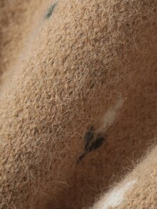DAZY Infant/Toddler (Girl) Colorblock Korean Style Casual Layered Sweater, Autumn/Winter - Camel - View 9