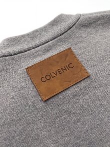 Colvenic Men's Solid Color Long Sleeve Single-Breasted Casual Knit Cardigan, Old Money - Grey - View 8