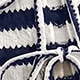 Blue and White