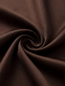 Auralis Áo blouse tay dài dáng xòe xếp ly ôm eo tôn dáng size lớn, lưng eo thun co giãn, phong cách thanh lịch đi làm và dự tiệc - màu nâu - Xem 6