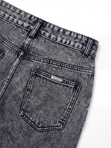 Colvenic Men's Casual Straight Leg Denim Jeans With Pockets For Daily Wear - Light Grey - View 8