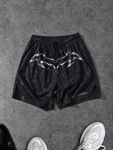 Gym Rark 男士抽繩腰休閒百搭日常旅行運動短褲 - 彩色 - 查看 3