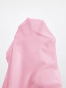 TaskEZ زي سكراب نسائي مقاس كبير بأزرار أمامية، معطف مختبر للممرضات والمستشفى، ملابس عمل مريحة وأنيقة وعصرية، 2 جيب + 1 جيب داخلي - وردي - مشاهدة 7