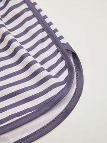 ZzzCrew 3pcs/Set Polka Dot & Striped Women's Pajama Set, Sexy Casual Loungewear - Multicolor - View 5