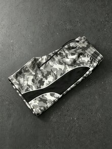 Sport MetroGents Men's Drawstring Waist Colorblock Casual Versatile Daily Travel Sports Shorts - Black - View 5
