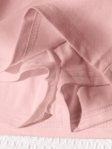 Tween Girls Short White Athletic Skirt - Pink - View 4