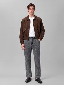 Colvenic Men's Casual Straight Leg Denim Jeans With Pockets For Daily Wear - Light Grey - View 4