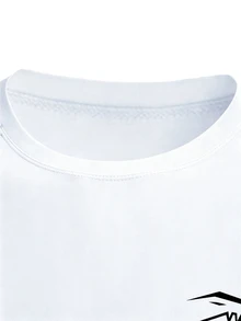 Gym Rark Men's Crew Neck Casual Versatile Daily Wear Sports T-Shirt - White - View 5
