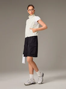 OutZeal Women Sports Jacket Workout Casual Water-Resistant Lightweight Vest - White - View 5