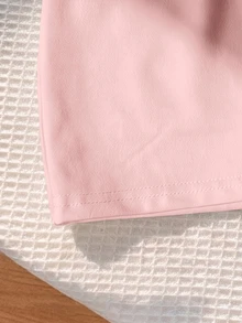 Tween Girls Short White Athletic Skirt - Pink - View 5