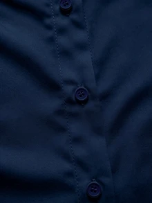 SHEIN 女款休閒長袖撞色鈕扣襯衫 - 彩色 - 查看 6