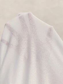 Activina Atasan Olahraga Wanita Lengan Panjang Transparan Warna Putih dengan Potongan Pas Badan - Putih - View 8