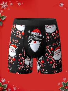 Notgurli Men's Printed Long Boxer Briefs 2-Pack - Multicolor - View 7