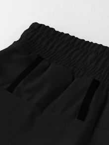 Gym Rark Pantalones cortos deportivos casuales de uso diario con patrón de araña y cintura con cordón para hombres - Negro - Ver 4