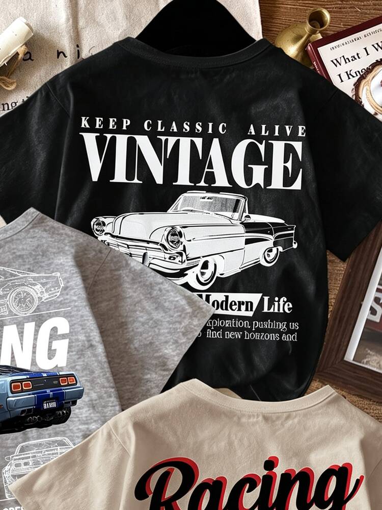 3PCS Young Boys T-Shirts - Multicolor - View 4
