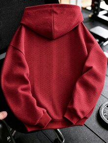 Gym Rark Men's Spider Print Long Sleeve Pocket Drawstring Hooded Sweatshirt - Multicolor - View 2