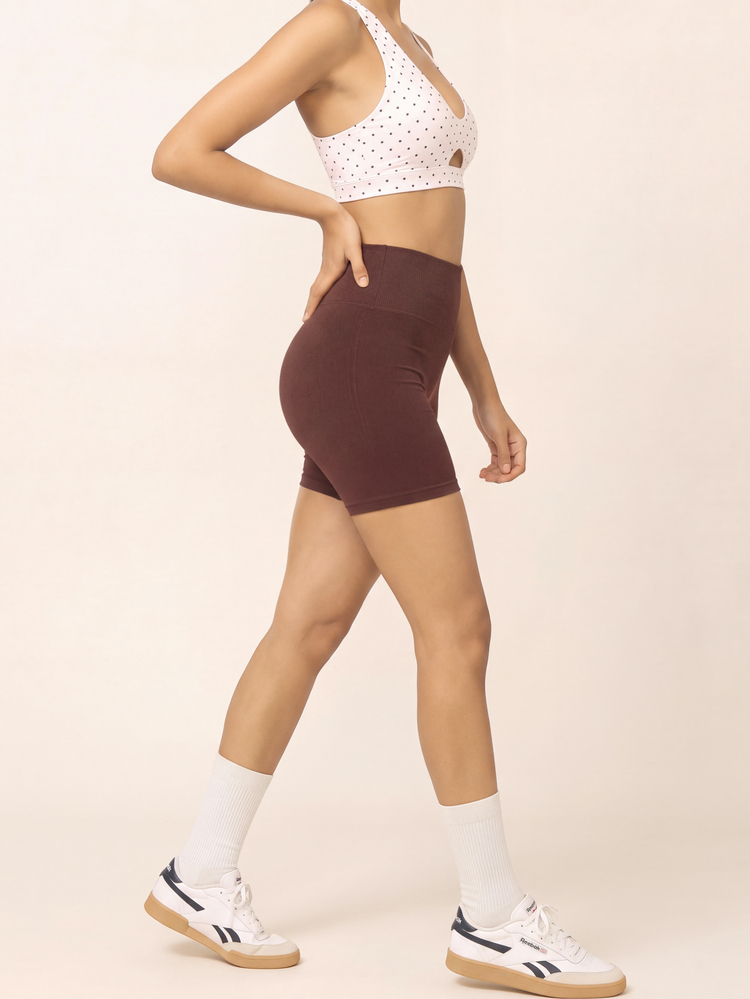 SHEIN BAE 女款波點鏤空休閒日常運動上衣 - 白色 - 查看 7