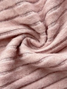 Elamini Spring/Autumn Sweet Cute Sexy Pink Textured Lace Patchwork Deep V-Neck Fitted Jumpsuit - Pink - View 6