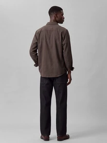 Colvenic 男士新款黑色高品質牛仔長褲 時尚休閒長褲 - 黑色 - 查看 3