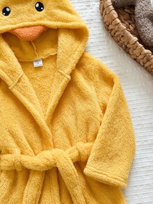 LMoss Kids 小男孩針織純色刺繡連帽休閒開襟衫居家服 - 彩色 - 查看 4