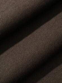 DAZY بنطلون بدلة كاجوال مطوي مزين بأزرار للنساء - قهوة بني - مشاهدة 7