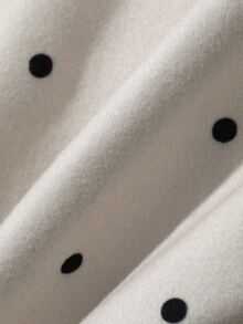 DAZY Baby Girl Polka Dot Casual Versatile Daily Outing Long Sleeve Top - Light Grey - View 9