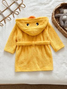 LMoss Kids 小男孩針織純色刺繡連帽休閒開襟衫居家服 - 彩色 - 查看 5