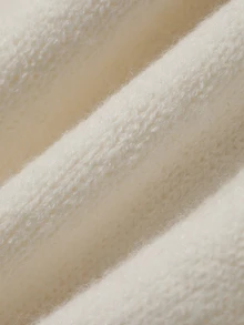 DAZY Women's Bow Decor Long Sleeve Single-Breasted Knit Cardigan - Beige - View 13