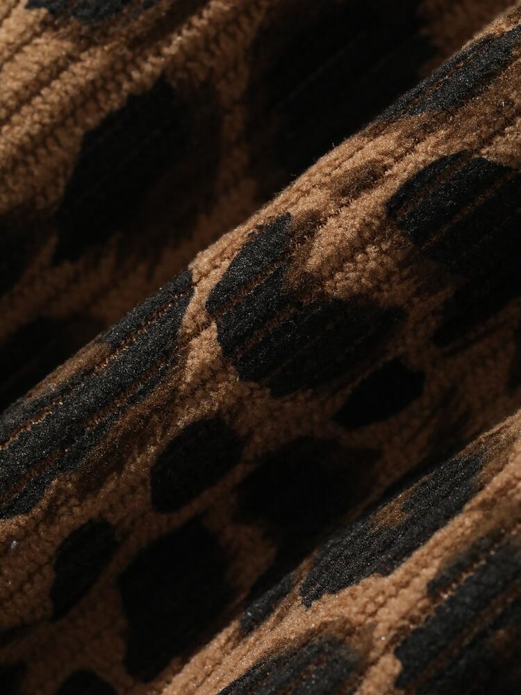 Dazy Kids Kids Fall Clothes Boys (Small) Loose Casual Leopard Print Pants - Brown - View 7